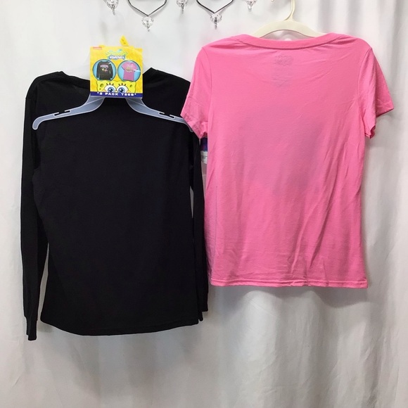 2-Pack SpongeBob Juniors Short & Long Sleeve Tees - Picture 7 of 9